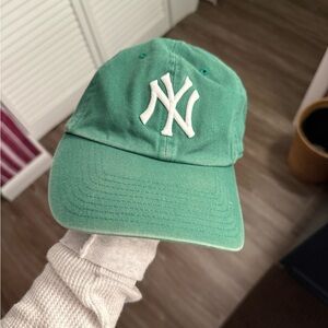 Urban Outfitters Green Logo NY Baseball Hat